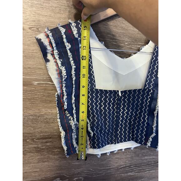 Koch Cecelia S Cropped Top See Flutter sleeve spring summer cute tank Designer - Picture 5 of 8